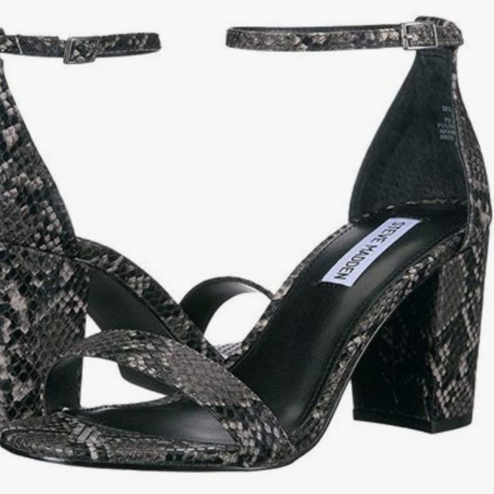 Steven Madden Declair Block Heel 8 wide